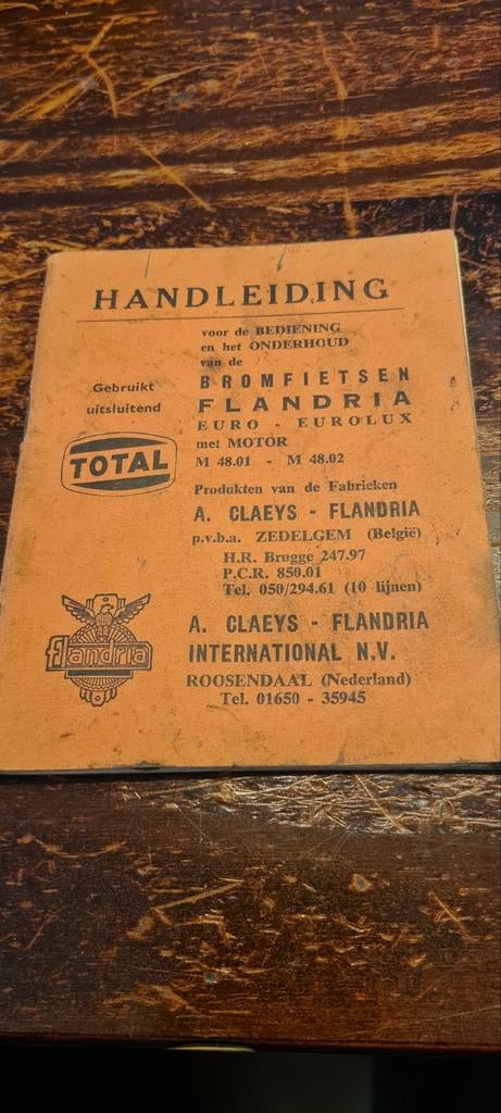 Flandria cyclomoteurs, Fietsen en Brommers, Ophalen of Verzenden