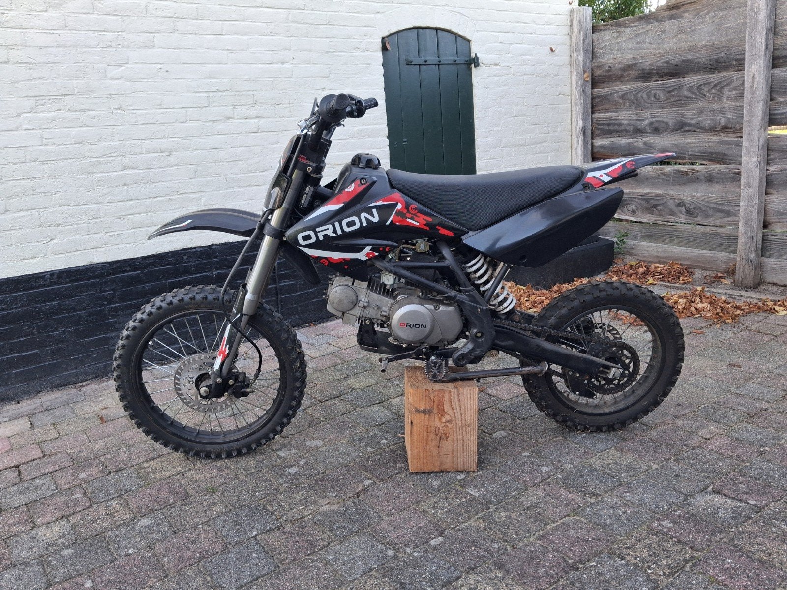 pitbike 125cc 4t, Fietsen en Brommers, Orion, Gebruikt, Pitbike, Schijfrem