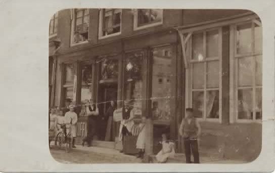 Vlissingen Bellamypark 46 Kruidenierswinkel Fotokaart, Verzenden, Voor 1920, Gelopen, Zeeland