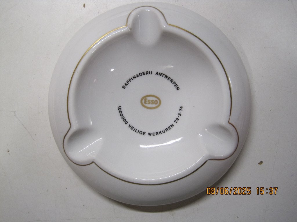 esso antwerpen 1974 asbak 18,5 cm dia (346), Ophalen of Verzenden, Gebruikt, Gebruiksvoorwerp