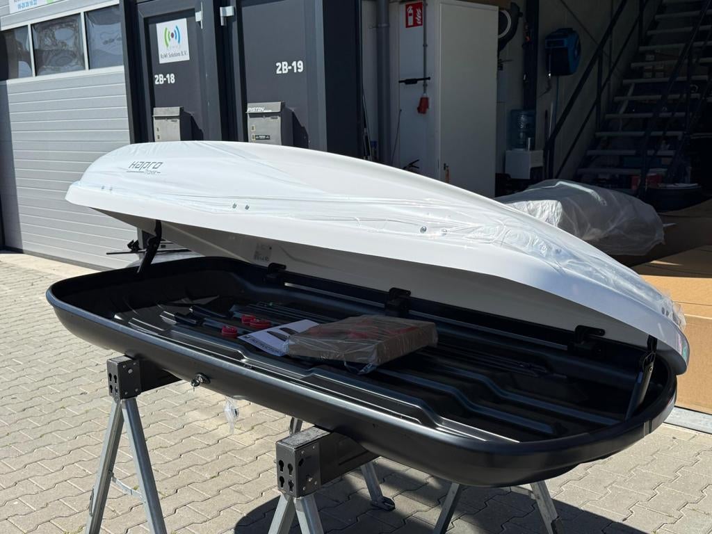 SPLINTERNIEUWE IN FOLIE Hapro Traxer dakkoffers skiboxen, Ophalen of Verzenden, Zo goed als nieuw