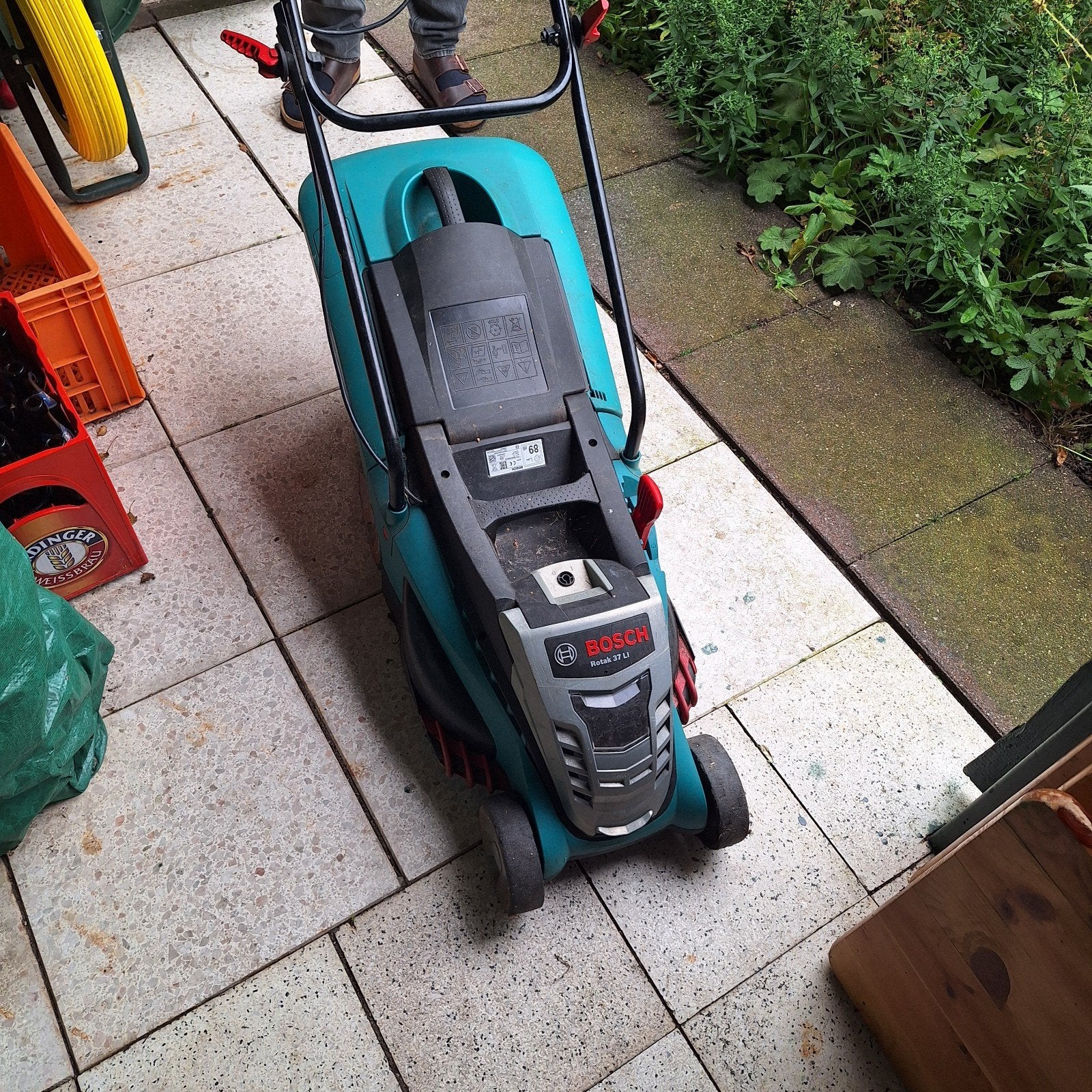 Bosch Rotak 37 LI Accu Grasmaaier - Nieuwe accu nodig, Tuin en Terras, Ophalen