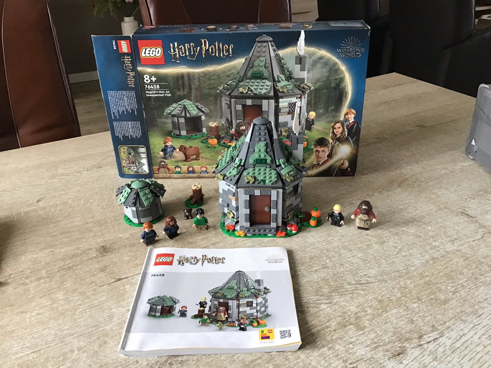 Lego Harry Potter Hagrid’s Hut 76428 + DOOS, Ophalen of Verzenden, Zo goed als nieuw