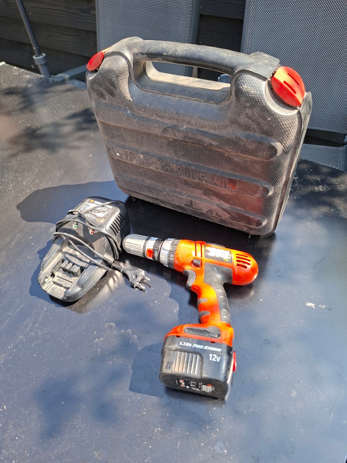 Black en Decker accuboormachine met één accu, Ophalen, Gebruikt, Minder dan 400 watt, Boor- en Schroefmachine