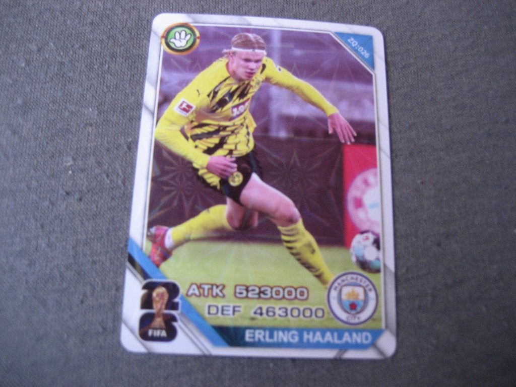 haaland voetbalplaatje, Ophalen of Verzenden, Zo goed als nieuw, Buitenlandse clubs, Poster, Plaatje of Sticker