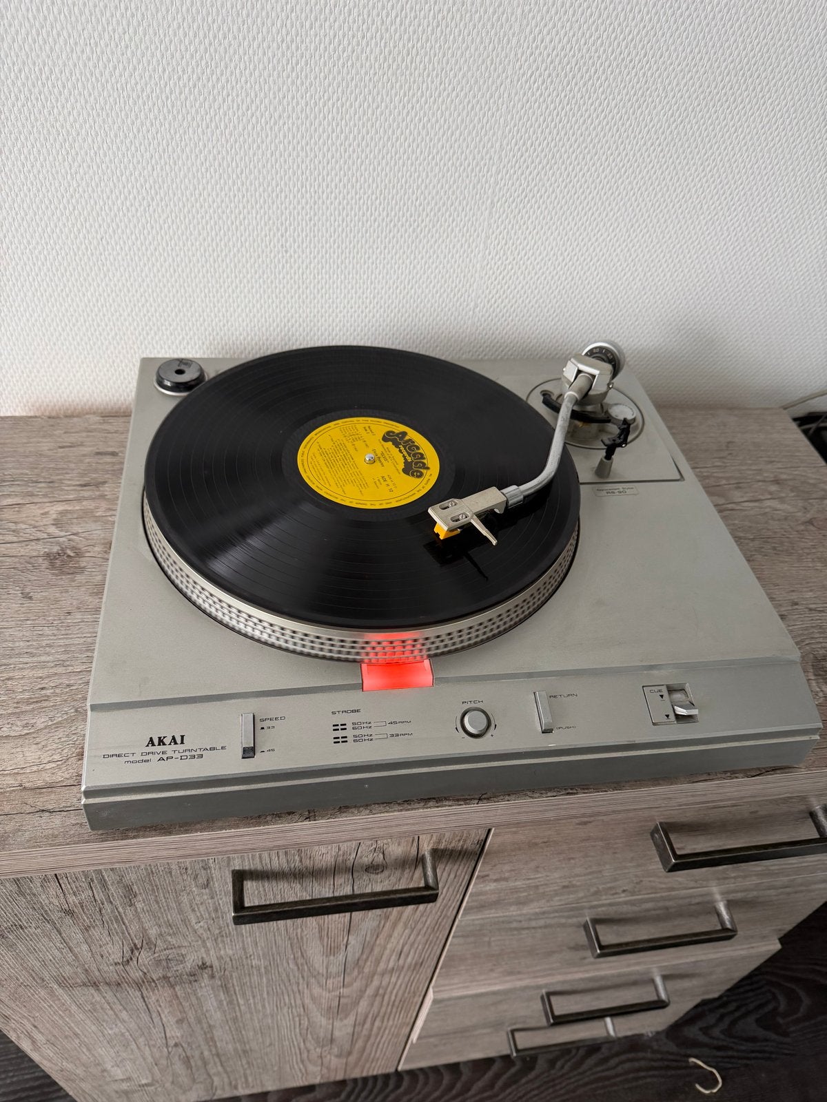 Akai AP-D33 Direct Drive Platenspeler - Vintage Audio, Audio, Tv en Foto, Platenspelers, Ophalen, Gebruikt, Platenspeler, Akai