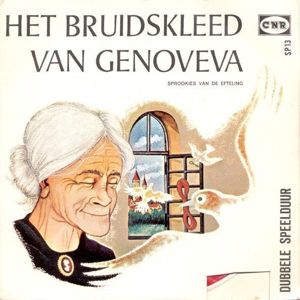 Efteling Single : Het Bruidskleed van Genoveva. (CNR), Gebruikt, Fotohoes, 7 inch, 6 tot 9 jaar
