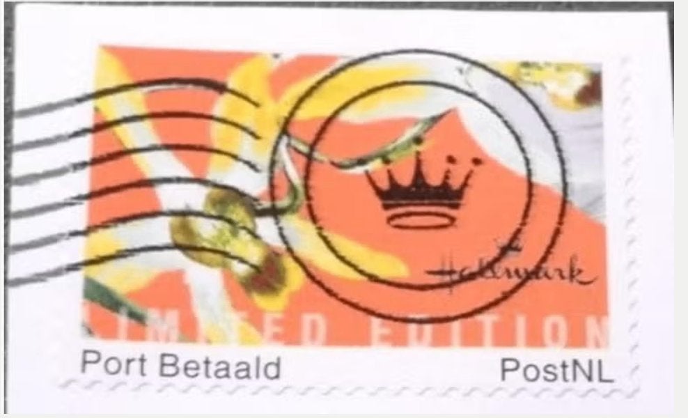 Hallmark - Port Betaald - 2020 - Bloem - Kroon - limited, Postzegels en Munten, Verzenden, Na 1940, Gestempeld