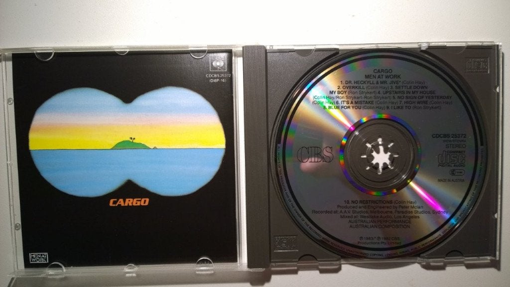 Men At Work - Cargo, Ophalen of Verzenden, Zo goed als nieuw, Pop, Album