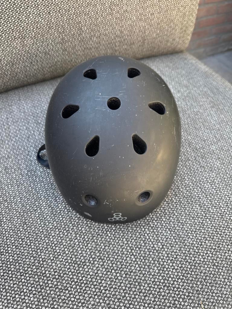 Triple Eight Skateboard/Skate Helm - Zwart, Ophalen, Gebruikt, Overige maten, Heer of Dame