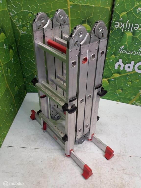 atrex variflex Vouwladder 4 keer 3 sporten, Gebruikt