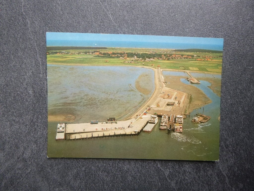 Ameland, luchtfoto/panorama 1985, Verzenden, 1980 tot heden, Gelopen, Waddeneilanden