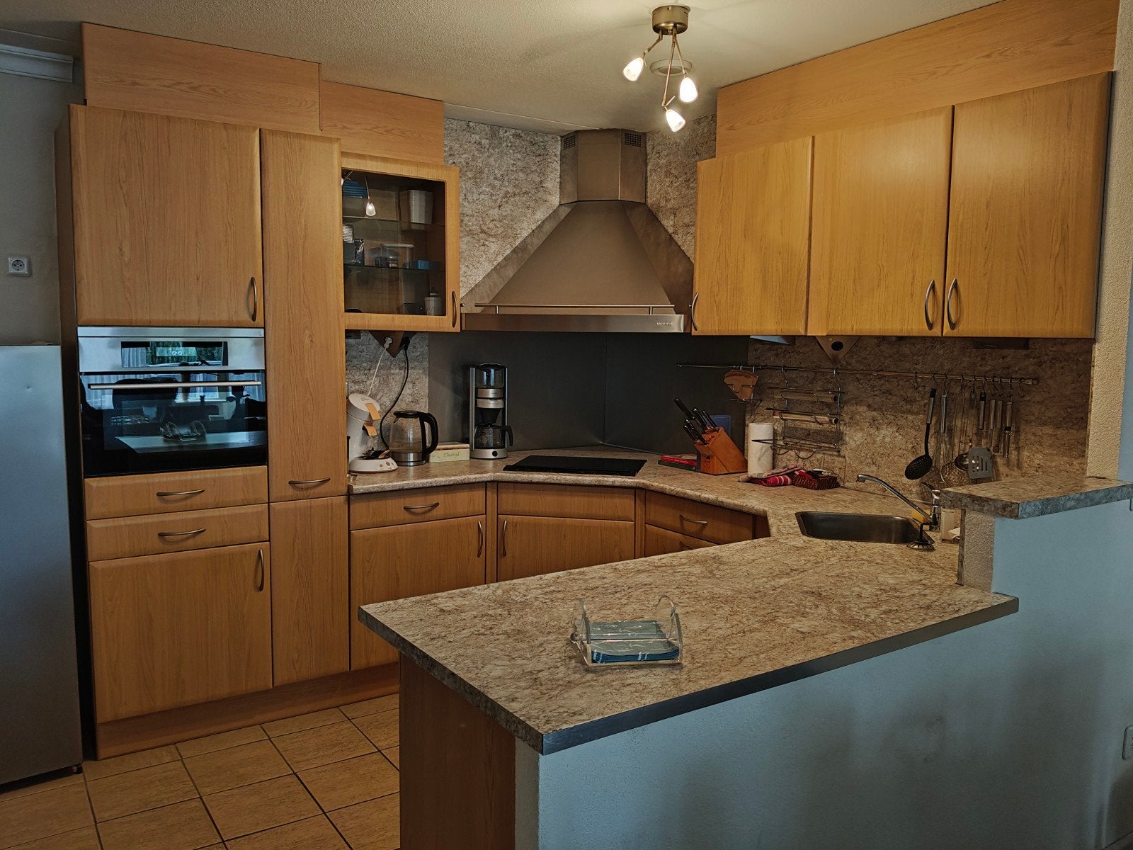 Complete keuken in U vorm, Ophalen, Gebruikt, Wit, U-keuken