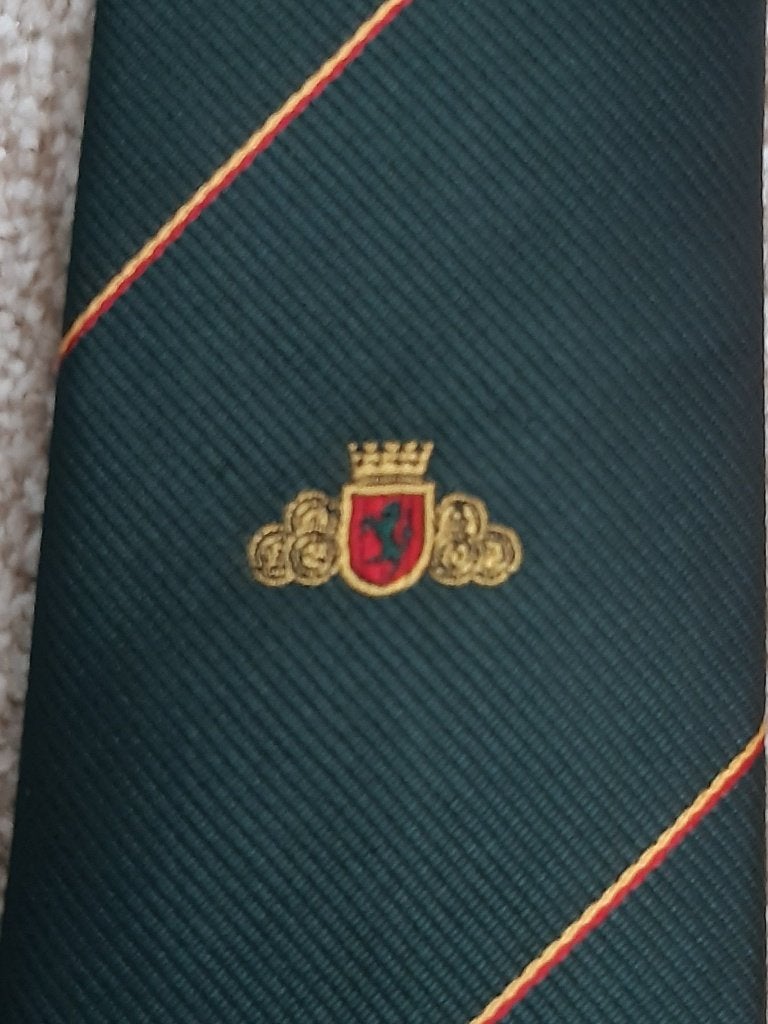 Hengelo Bier stropdas Hengelosche Bierbrouwerij groen, Ophalen of Verzenden, Nieuw, Kleding, Overige merken