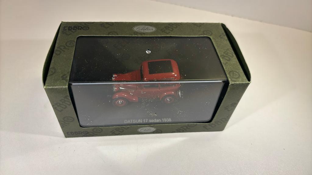 Datsun 17 sedan 1938 ebbro 1.43, Hobby en Vrije tijd, Modelauto's | 1:43, Overige merken, Auto, Ophalen of Verzenden, A