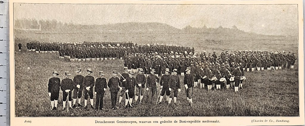 Leger Indië 1905; detachement Genietroepen, Verzenden, Voor 1940, Gebruikt, Overige onderwerpen