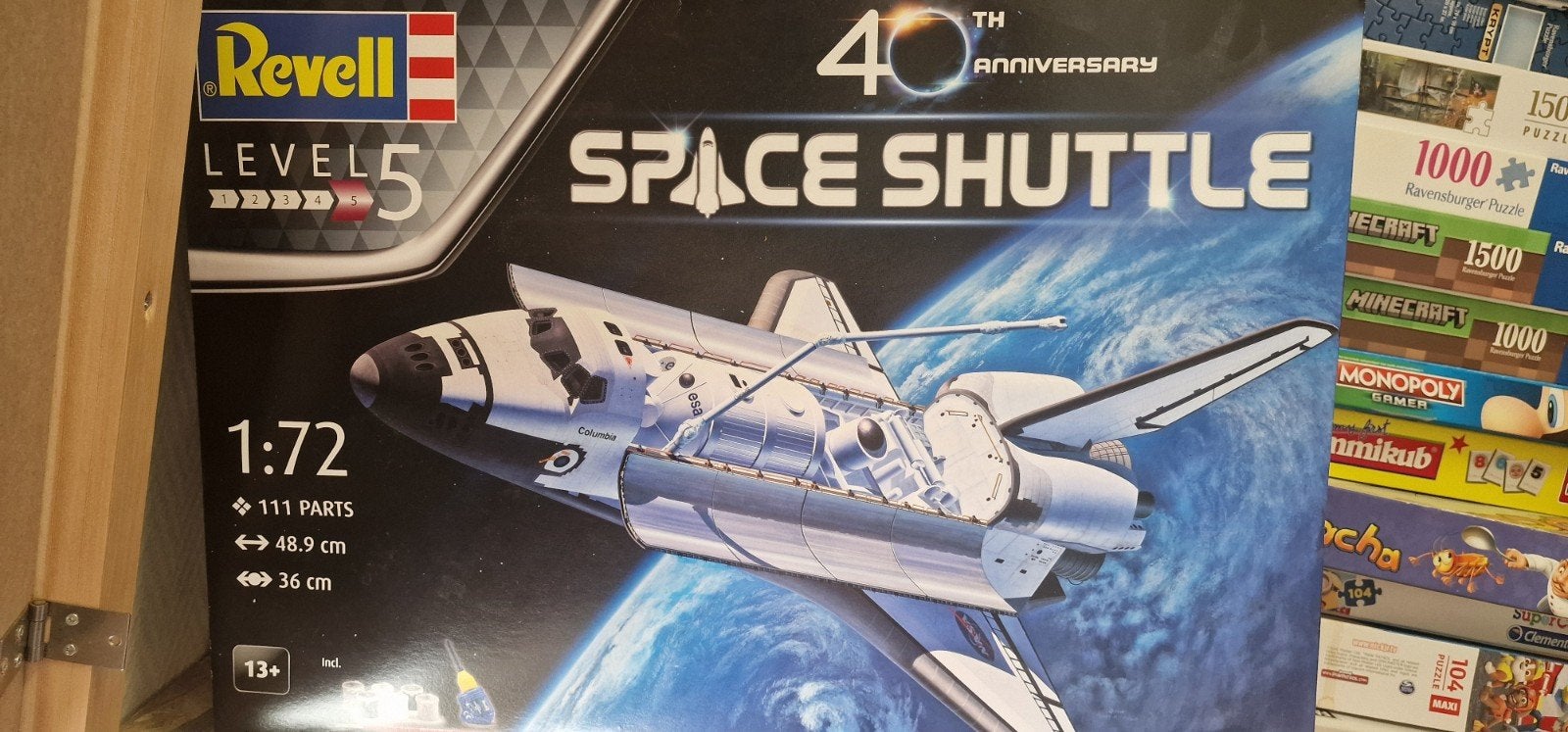 Revell 05673 Space Shuttle Discovery 1:72 Modelbouwkit, Hobby en Vrije tijd, Modelbouw | Vliegtuigen en Helikopters, Ophalen of Verzenden