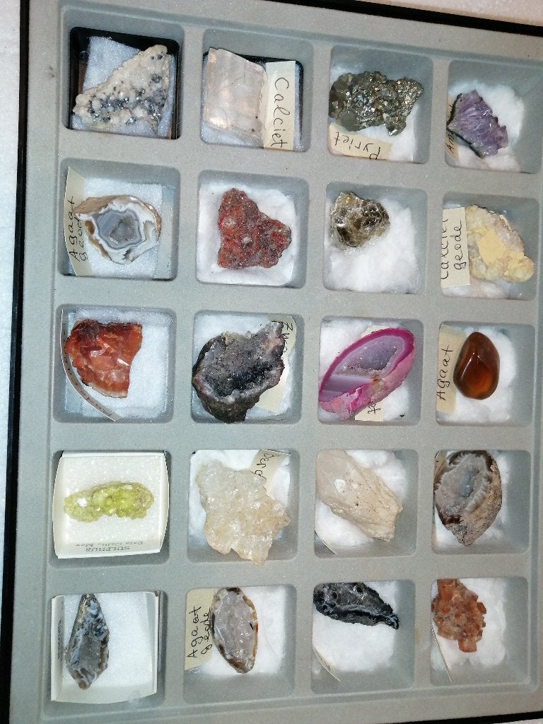Een prachtige edelstenen verzameling, 20stuks, Ophalen of Verzenden, Mineraal