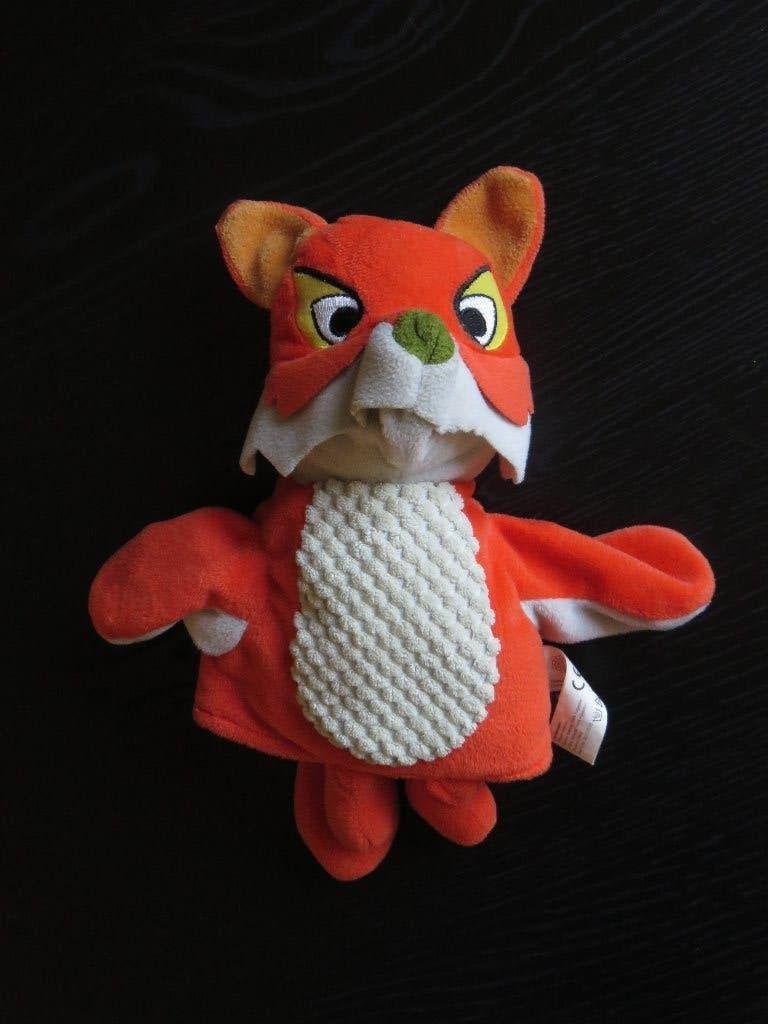 Handpop Lowieke de Vos, de fabeltjeskrant, 25cm groot., Kinderen en Baby's, Speelgoed | Educatief en Creatief, Ophalen of Verzenden