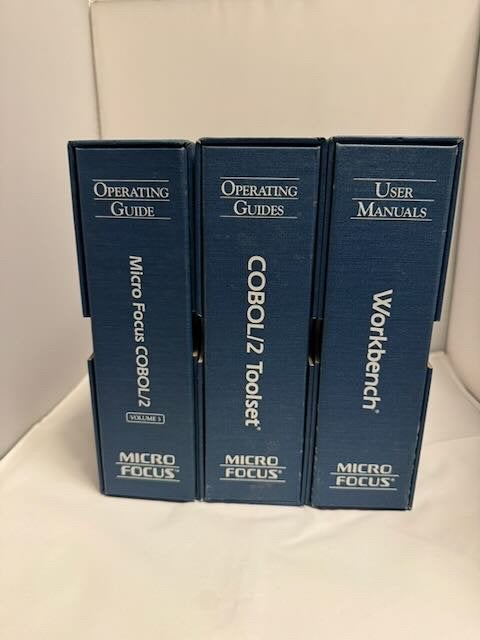 Microfocus Cobol handboeken voor DOS en OS/2, Ophalen of Verzenden, Gelezen, Software