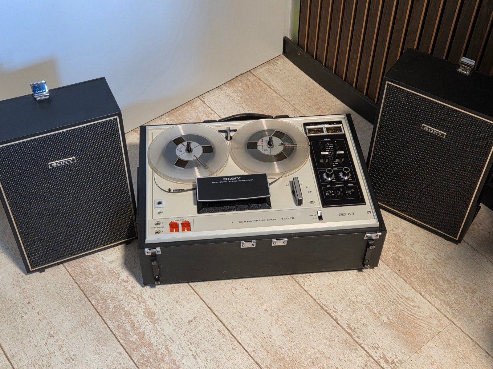 Sony TC-270, Ophalen, Bandrecorder