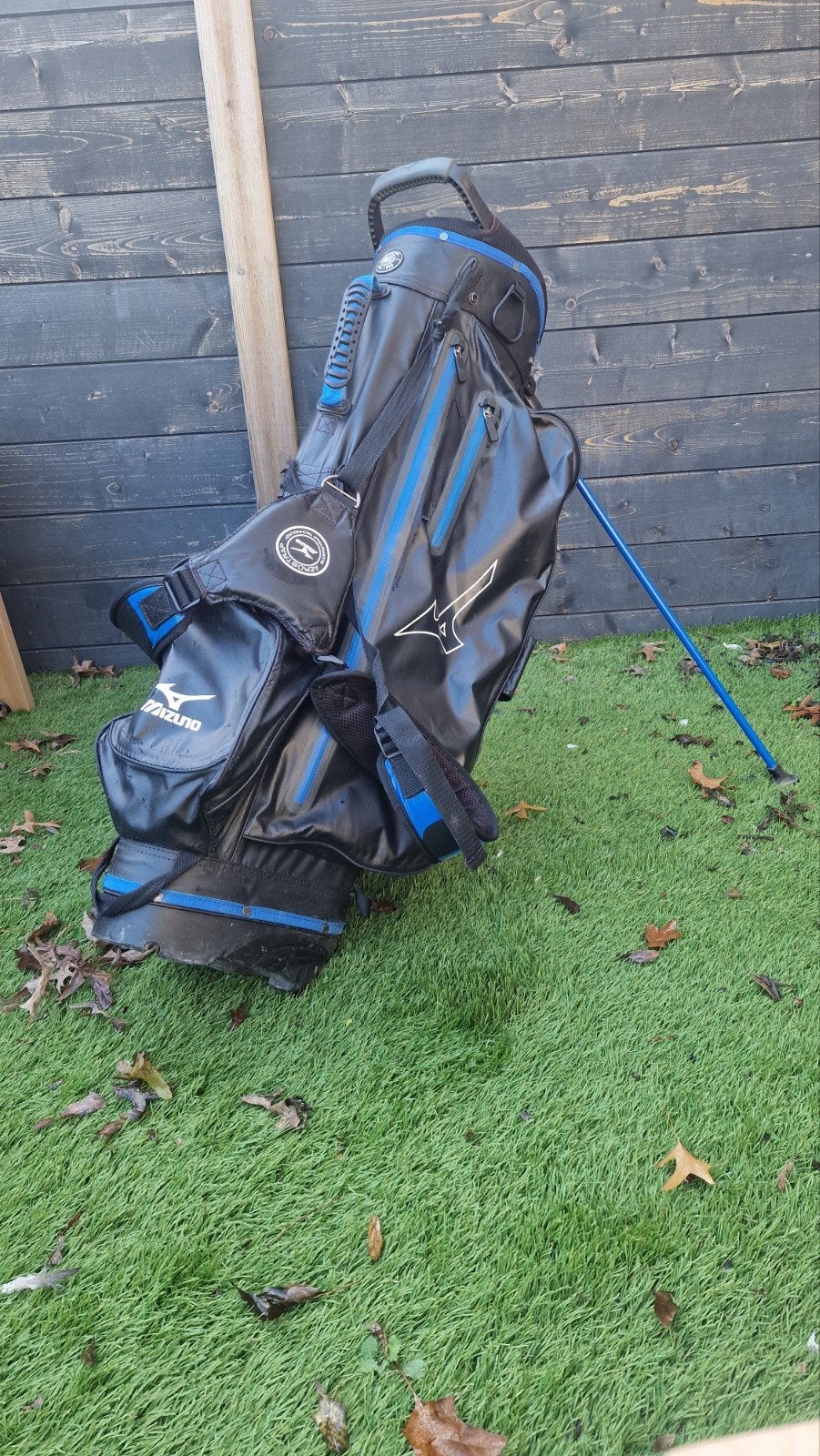 Mizuno Golf Standbag - Zwart/Blauw, Ophalen of Verzenden, Tas, Mizuno