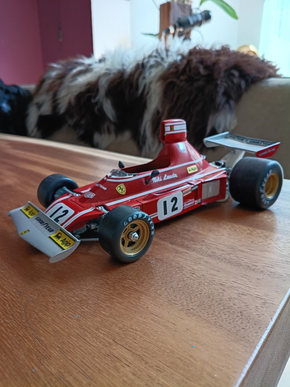 Polistil Ferrari 312 B3 Niki Lauda 1974 Schaalmodel 1:16, Ophalen of Verzenden, Zo goed als nieuw, Auto, Overige merken