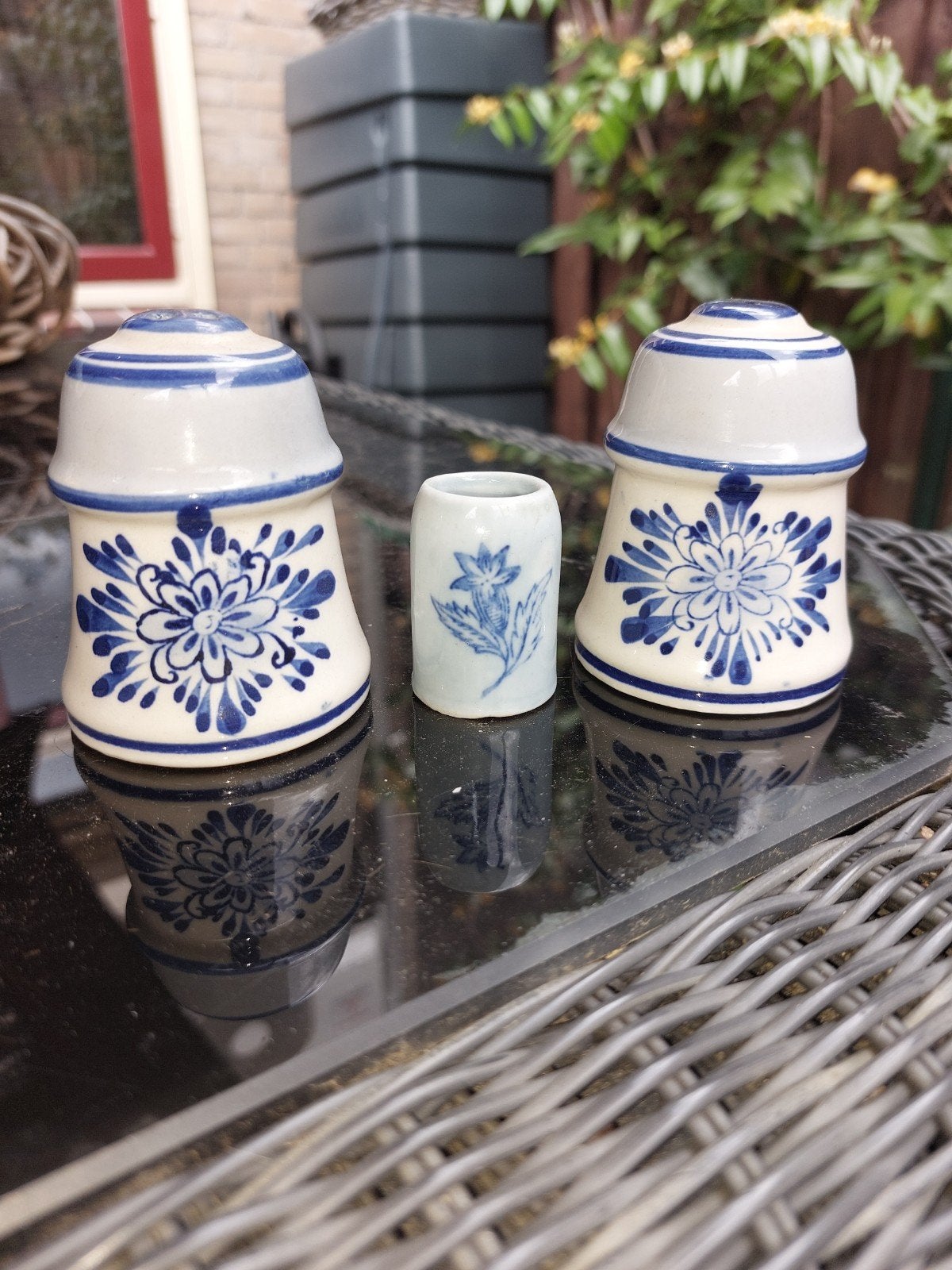 Delftsblauwe zout en peper ZIE BESCHRIJVING, Ophalen of Verzenden