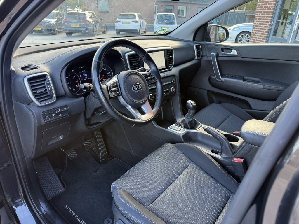 Kia Sportage 1.6 T-GDi 177PK Black Edition | 1ste Eigenaar |, 13 km/l, Dealer onderhouden, Stof, Gebruikt