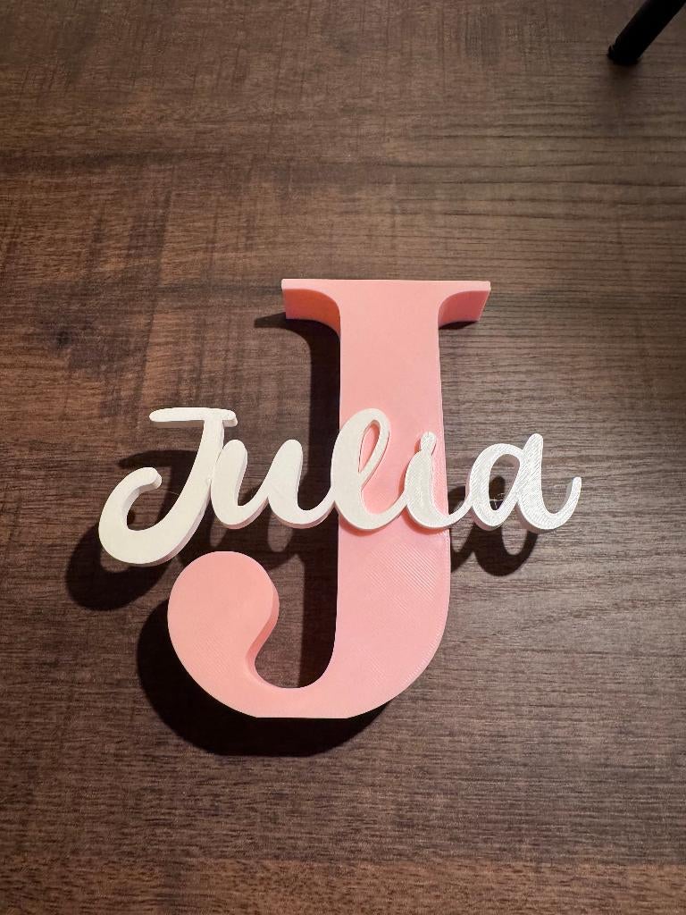 Naam Monogram – Gepersonaliseerd – perfect voor kinderkamer, Kinderen en Baby's, Kinderkamer | Inrichting en Decoratie, Nieuw