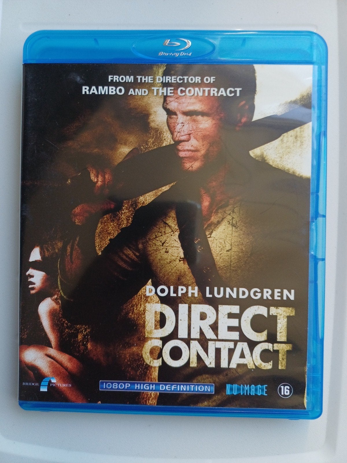 Direct Contact - Dolph Lundgren Blu-ray (Actie), Gebruikt, Vanaf 16 jaar, Film, Actie