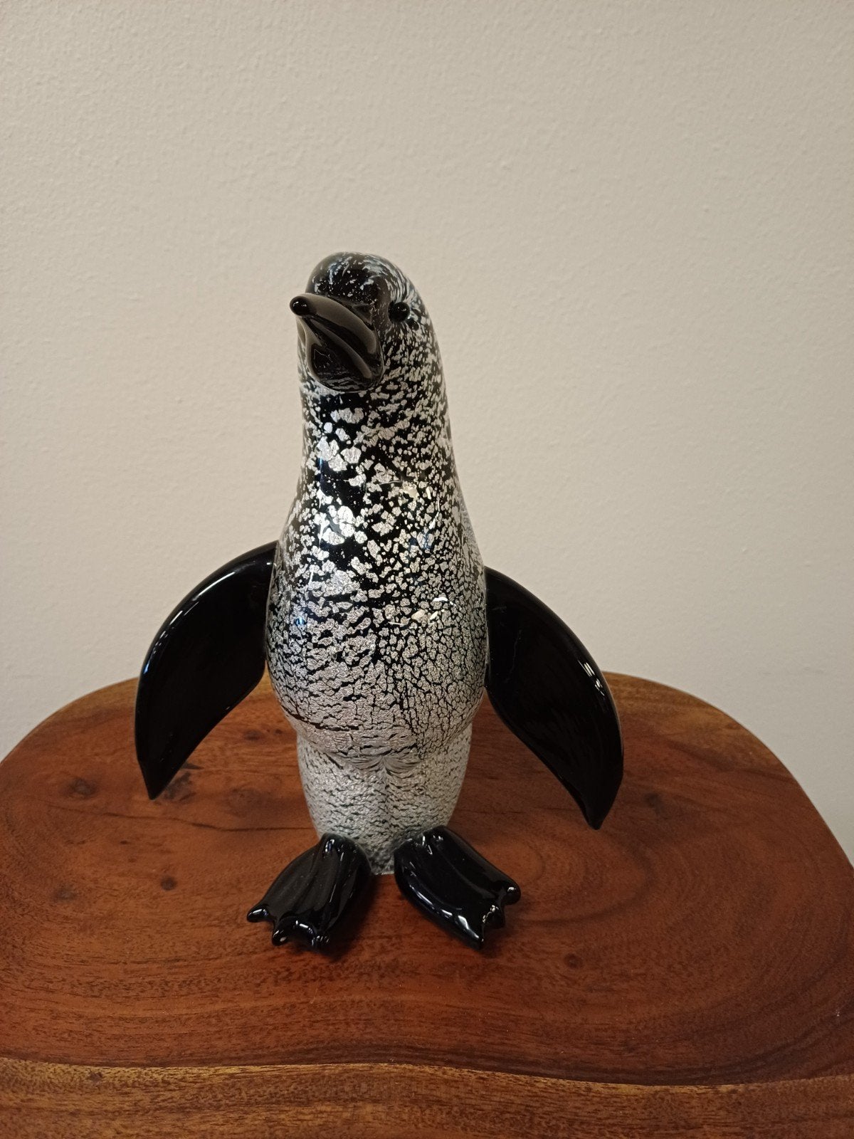 Murano glazen pinguin, Ophalen of Verzenden, Beeldje of Figuurtje