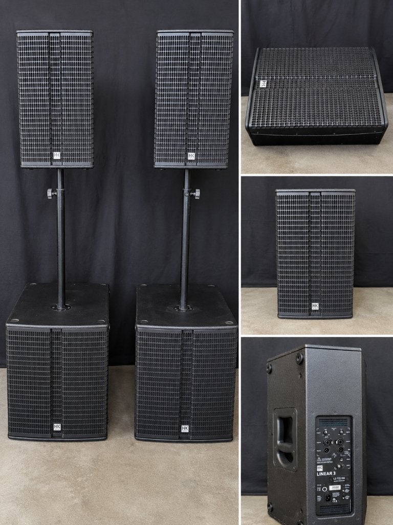 HK Audio Linear 3 Professionele PA Set – Demo / Nieuwstaat, Audio, Tv en Foto, Luidsprekers, Zo goed als nieuw, 120 watt of meer