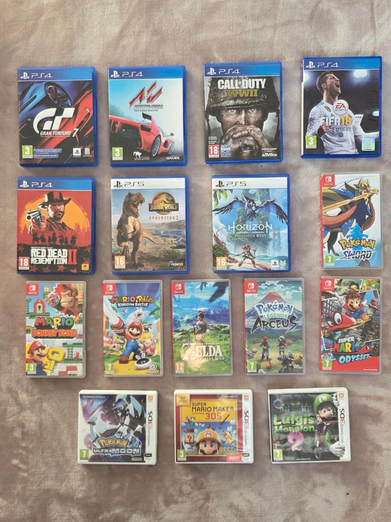 VEEL GAMES - Prijzen staan op Foto, Spelcomputers en Games, Games | Sony PlayStation Vita, Zo goed als nieuw, 1 speler, Vanaf 3 jaar
