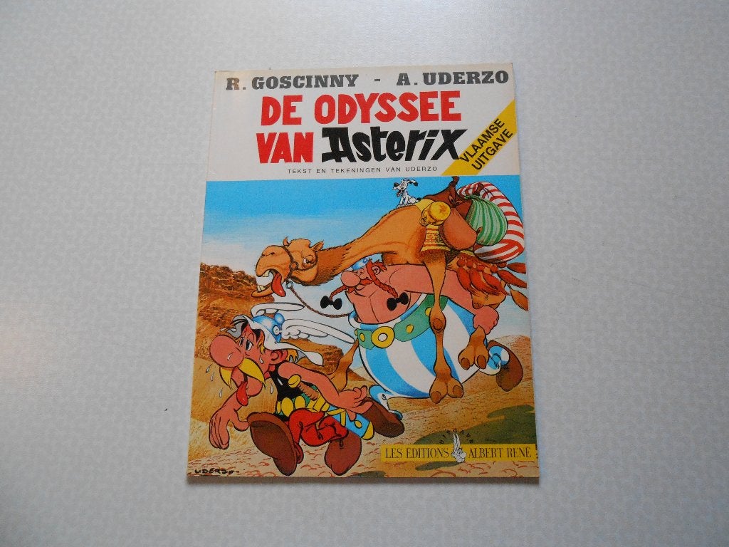Asterix 26b De odyssee van Asterix 1981 1 ste druk., Eén stripboek, Ophalen of Verzenden, Zo goed als nieuw, Uderzo & Goscinny