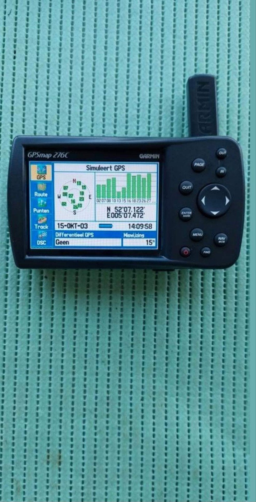 Garmin 276c gps., Watersport en Boten, Navigatiemiddelen en Scheepselektronica, Ophalen of Verzenden, Zo goed als nieuw, Gps of Kompas