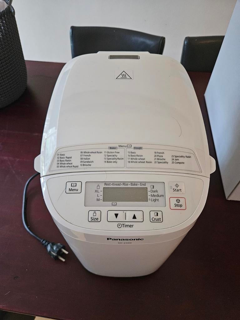 Panasonic Broodbakmachine - Gebruikt, maar in goede staat, Gebruikt, Meer dan 10 programma's, 800 tot 1200 gram deeg, Ophalen