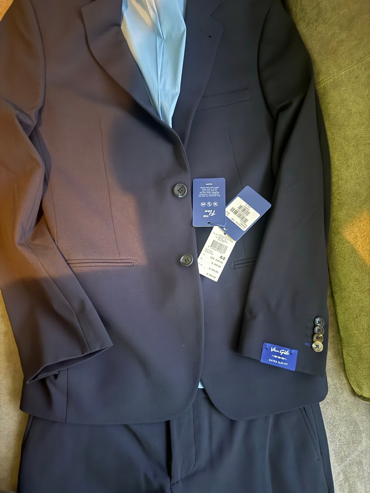 Van Gils Herenpak - Nieuw met labels, Kleding | Heren, Ophalen of Verzenden, Nieuw, Maat 46 (S) of kleiner, Blauw