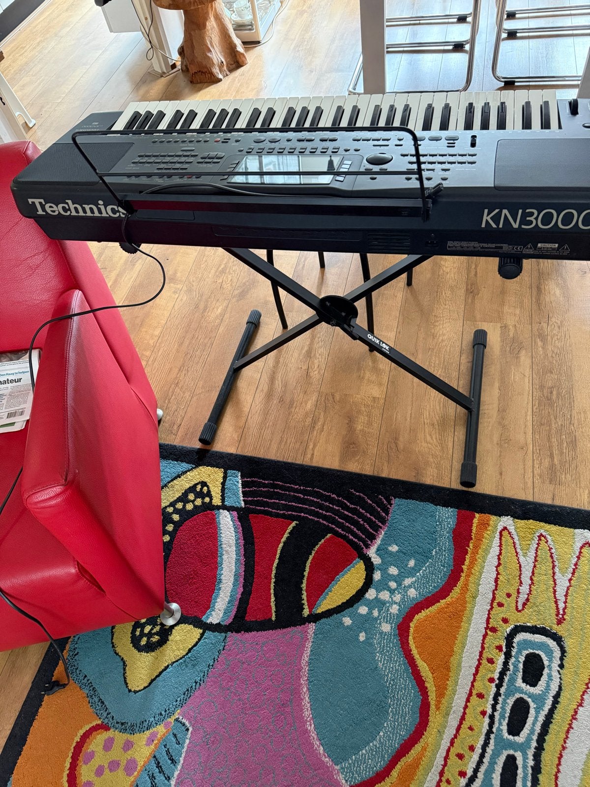 Technics KN3000 Keyboard met standaard, Muziek en Instrumenten, Ophalen, Met standaard, Technics, 61 toetsen