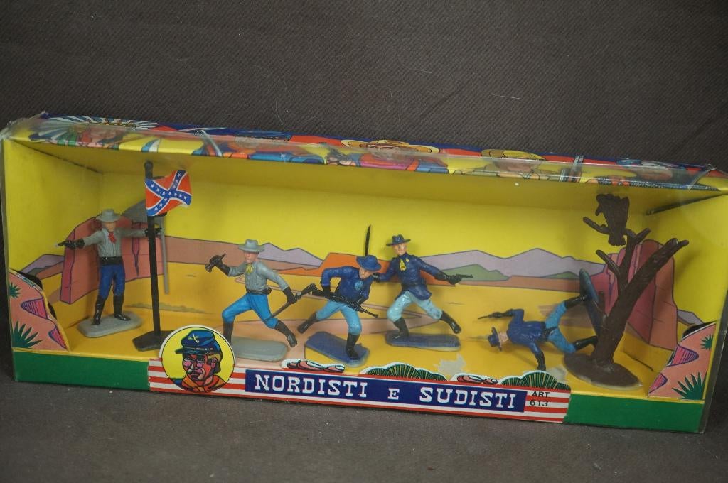 Dulcop Noord / Zuid soldaten - TOP vintage, Ophalen of Verzenden