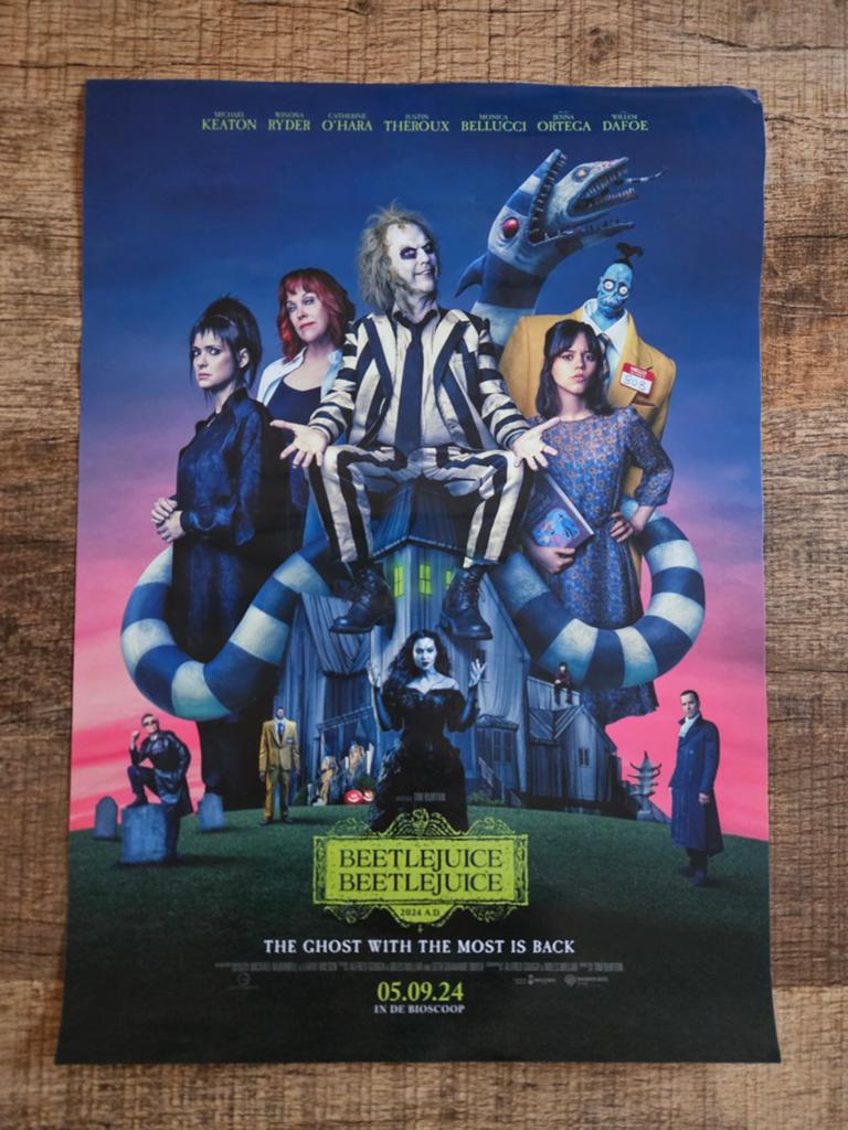 POSTER VAN BEETLEJUICE, Ophalen of Verzenden, Nieuw, Film en Tv