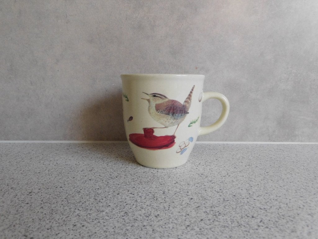 Mok Winterkoninkje Vivara - 8,5x7,5 cm, Huis en Inrichting, Overige merken, Keramiek, Zo goed als nieuw, Overige stijlen