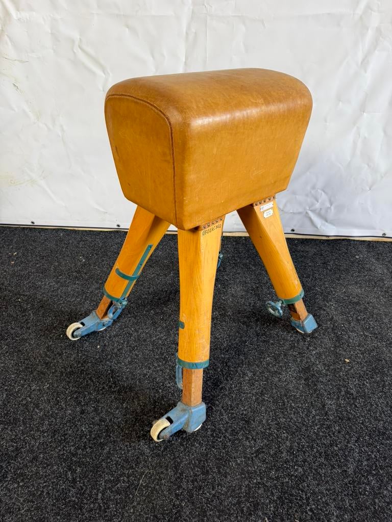 Vintage houten Turnbok/ Gymbok, Ophalen, Gebruikt, Materiaal