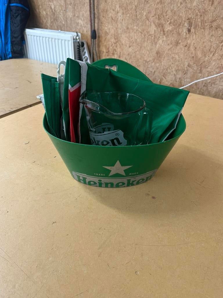 Heineken accessoires, Ophalen, Dweilemmer, -bak, of -wagen
