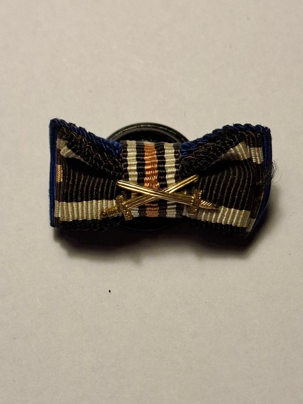 WO1 WO2 Duits knoopslintje ijzeren kruis/trouwe dienst, Ophalen of Verzenden, Landmacht, Duitsland, Lintje, Medaille of Wings