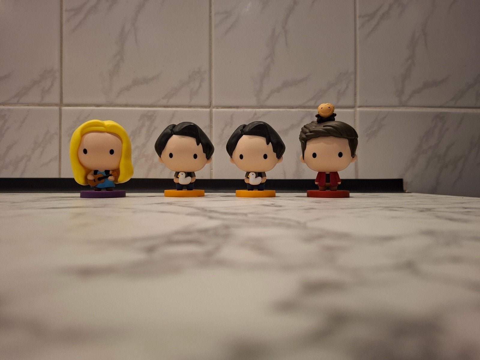Friends Funko Pop Set - Rachel, Chandler, Joey, Ross, Ophalen of Verzenden, Zo goed als nieuw