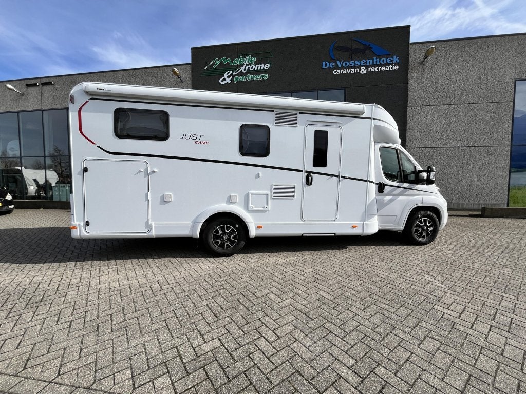 Dethleffs Just Camp 7052 EB Enkele Bedden, Caravans en Kamperen, Campers, Ringverwarming, Bedrijf, ABS, Koelkast