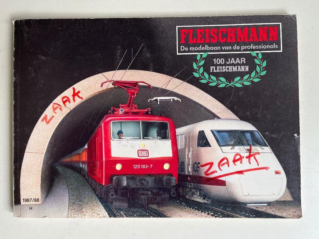 Vintage catalogus Fleischmann modeltreinen 1987, Verzamelen, Ophalen of Verzenden, Trein, Boek of Tijdschrift