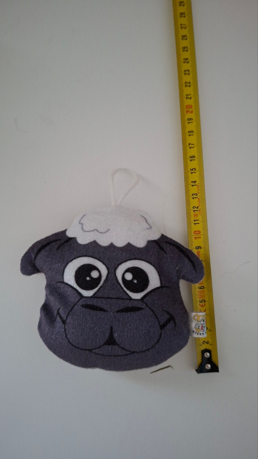 Leuke knuffel sleutelhanger schaapje, Ophalen of Verzenden, Zo goed als nieuw, Knuffel of Figuurtje