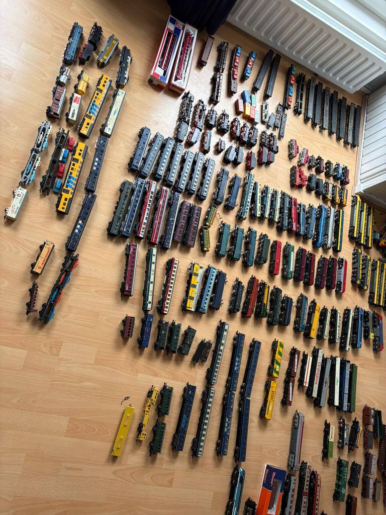 Treinen collectie, Hobby en Vrije tijd, Modeltreinen | Overige schalen, Gebruikt, Ophalen, Overige merken, Gelijkstroom